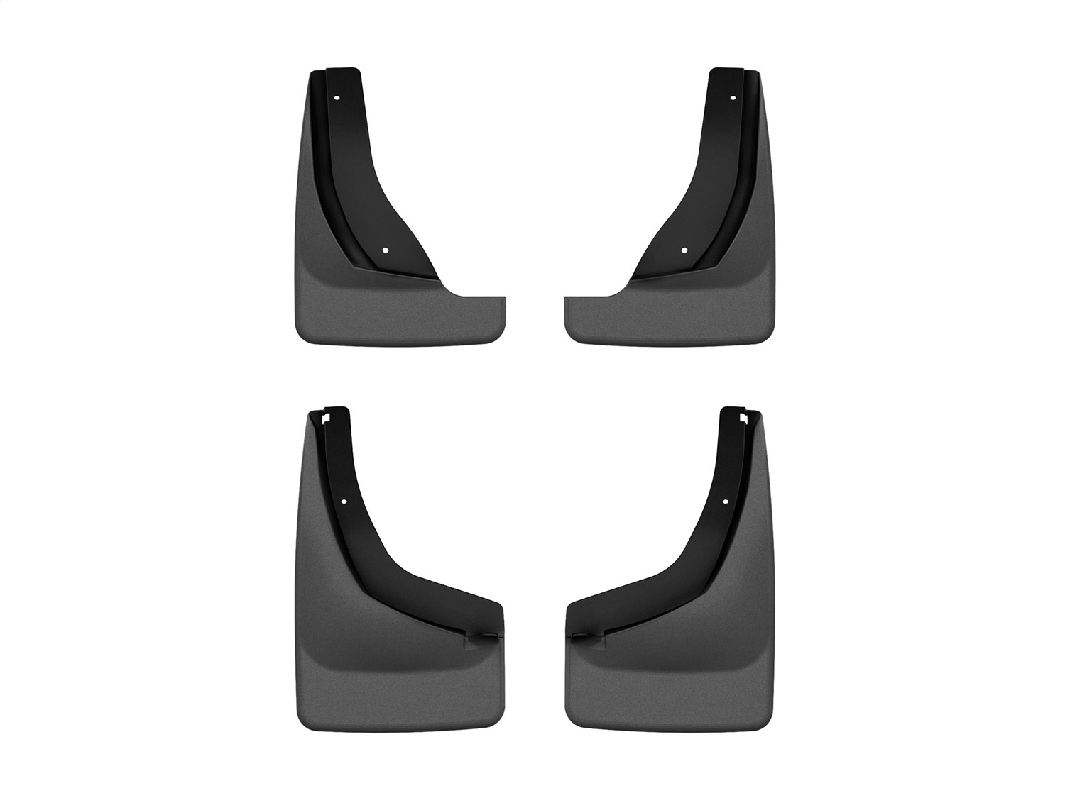 WeatherTech MudFlap No-Drill DigitalFit MudFlap Kit; Black 110178-120178 thumbnail 0