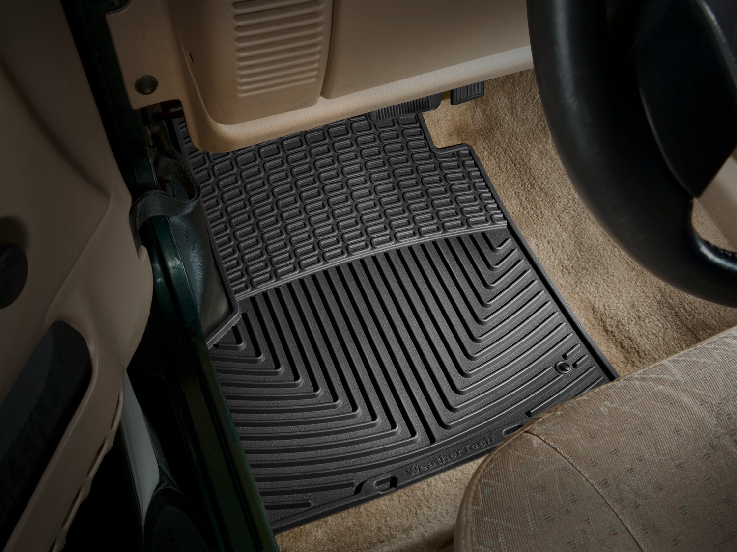 WeatherTech All Weather Floor Mats; Black; Front W224 thumbnail 1