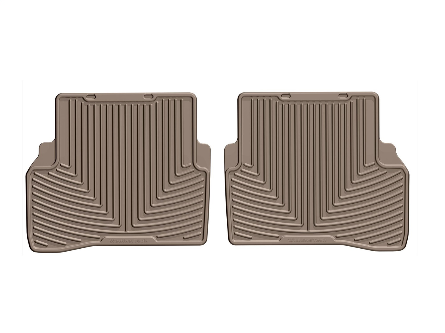 WeatherTech All Weather Floor Mats; Tan; Rear W432TN thumbnail 0
