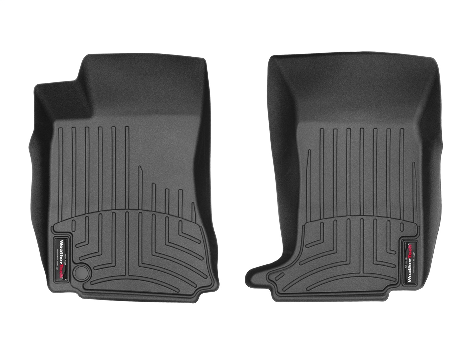 WeatherTech FloorLinerTM DigitalFit; Black; Front 448991 thumbnail 0