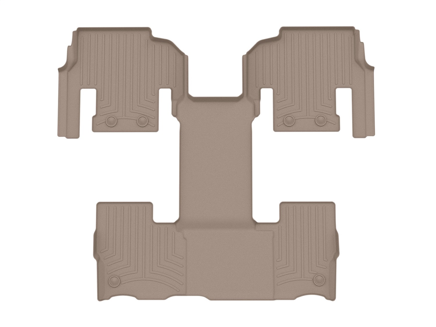 WeatherTech FloorLinerTM DigitalFit; Tan; Rear 4517044 thumbnail 0