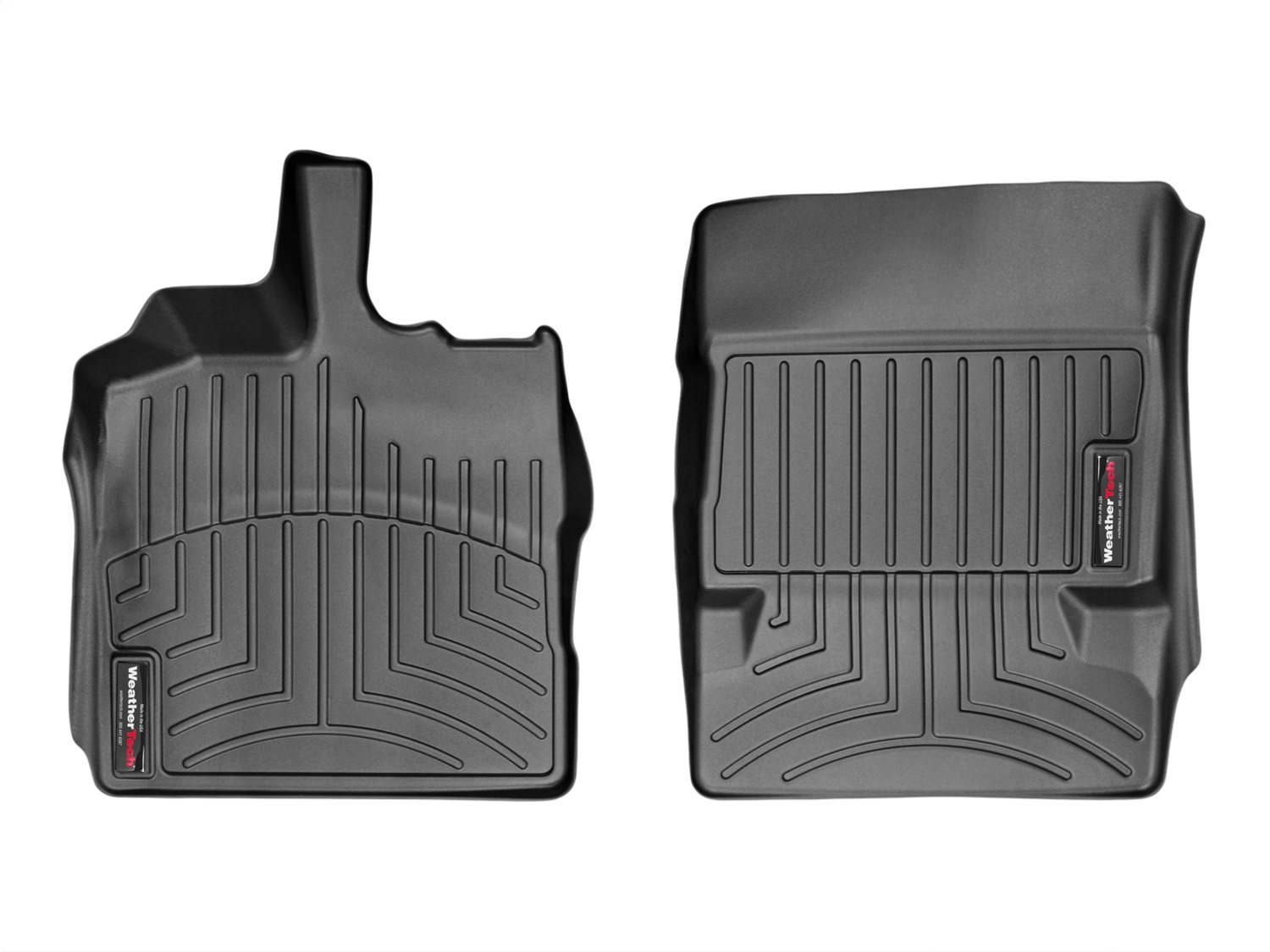 WeatherTech FloorLinerTM DigitalFit; Black; Front 442151 thumbnail 0