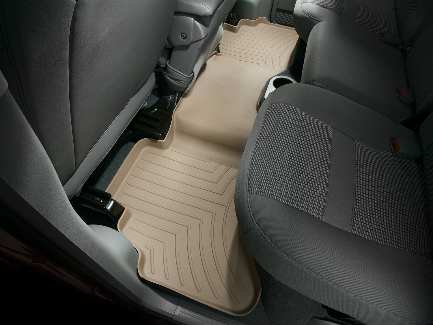 WeatherTech FloorLinerTM DigitalFit; Tan; Rear 450042 thumbnail 0