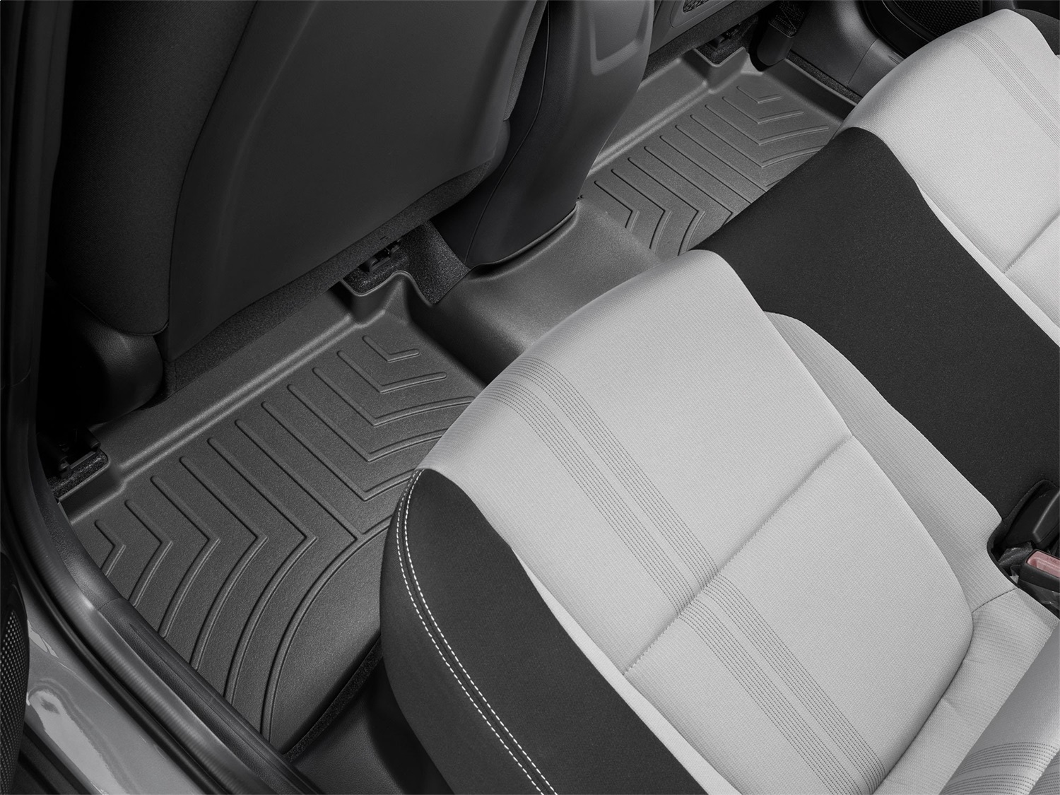 WeatherTech FloorLinerTM DigitalFit; Black; Rear 4415992 thumbnail 1