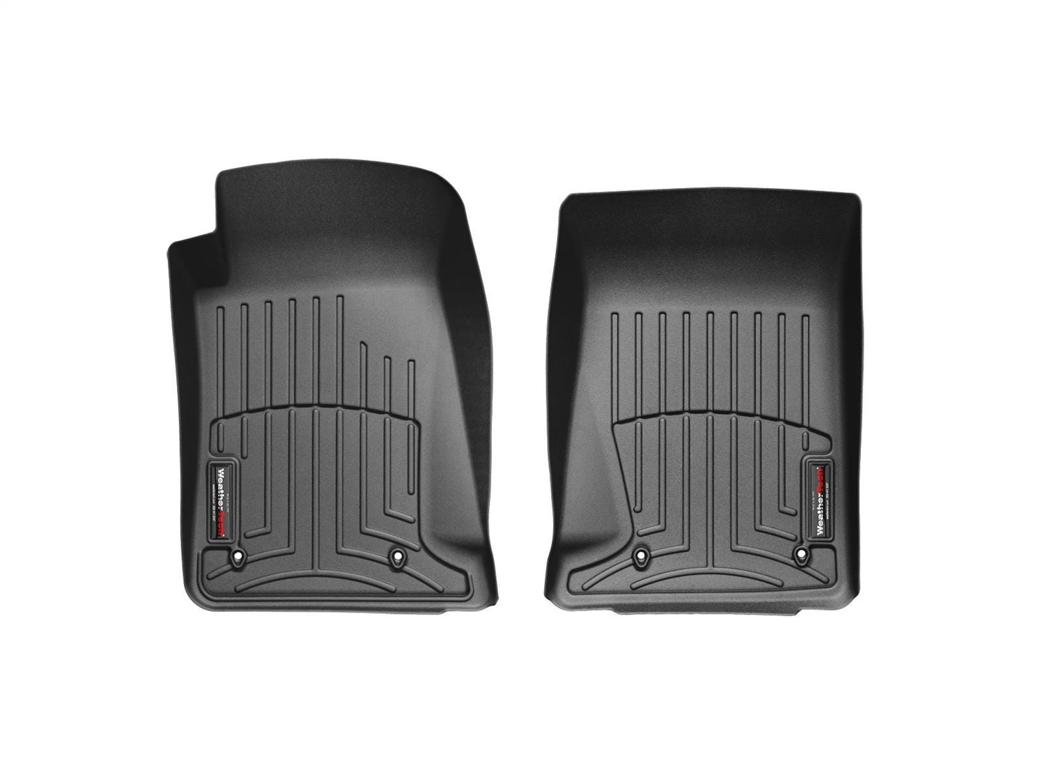 WeatherTech FloorLinerTM DigitalFit; Black; Front 442671 thumbnail 1
