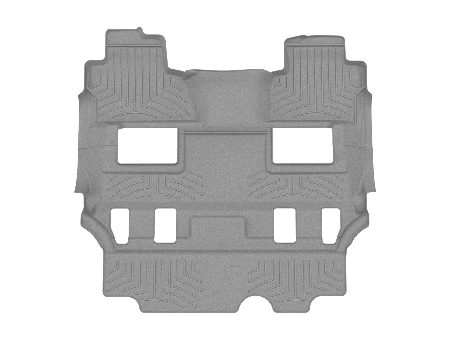 WeatherTech FloorLinerTM HP; Gray; Rear and Third Row 466077IM thumbnail 0