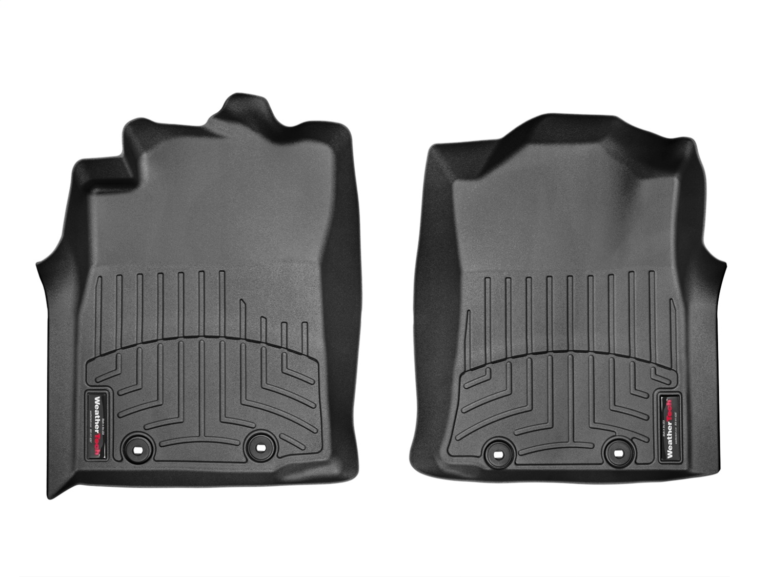 WeatherTech FloorLinerTM DigitalFit; Black; Front 446551 thumbnail 0