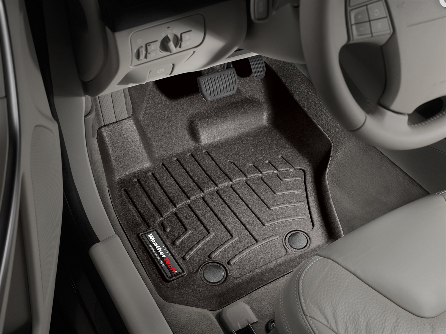 WeatherTech FloorLinerTM DigitalFit; Cocoa; Front 472341 thumbnail 1