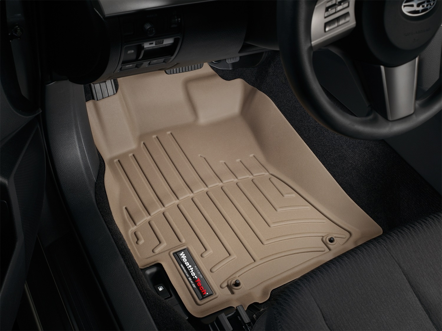 WeatherTech FloorLinerTM DigitalFit; Tan; Front 452591 thumbnail 1