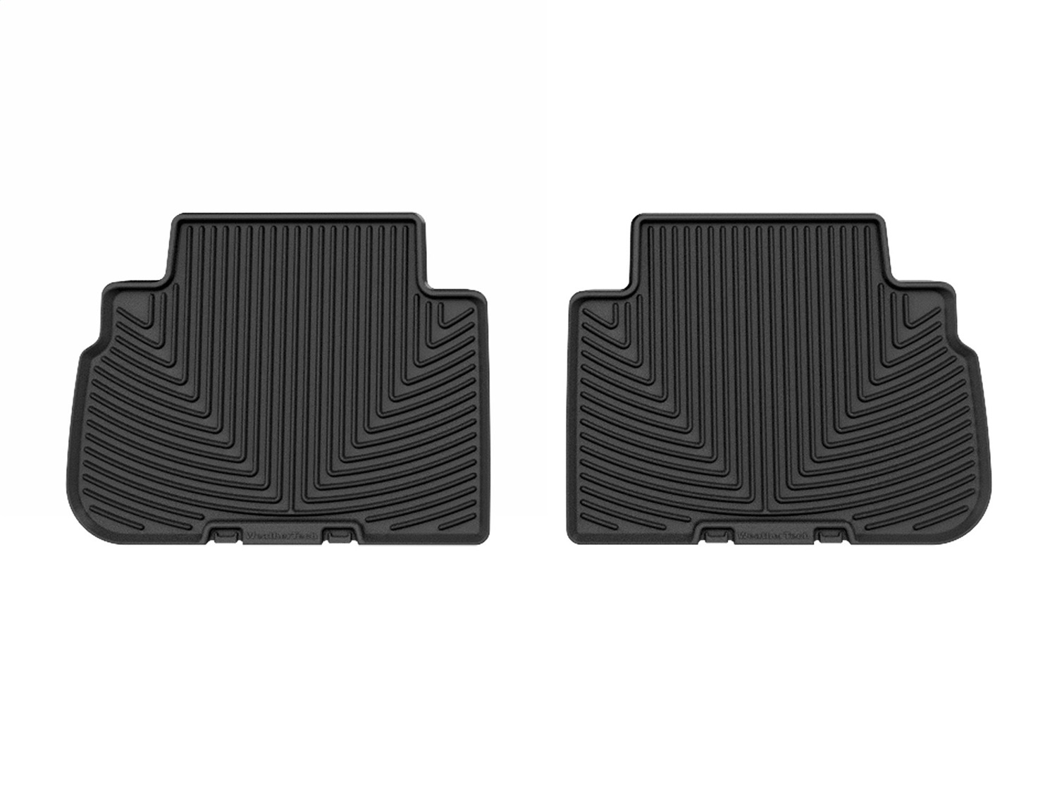 WeatherTech All Weather Floor Mats; Black; Rear W670 thumbnail 0