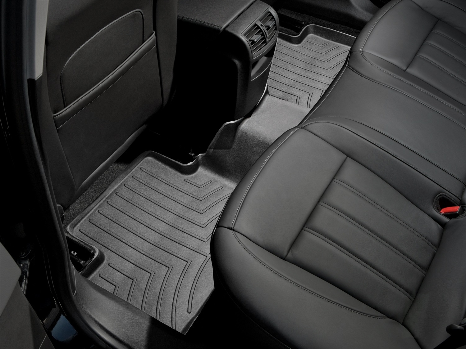 WeatherTech FloorLinerTM DigitalFit; Black; Rear 443272 thumbnail 0