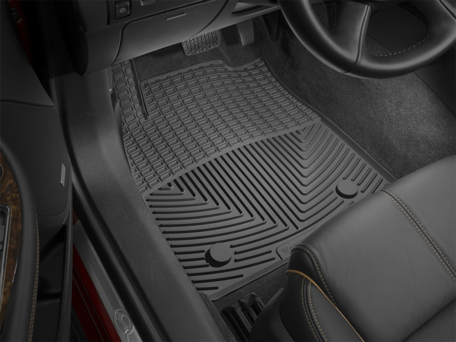WeatherTech All Weather Floor Mats; Black; Front W318 thumbnail 0