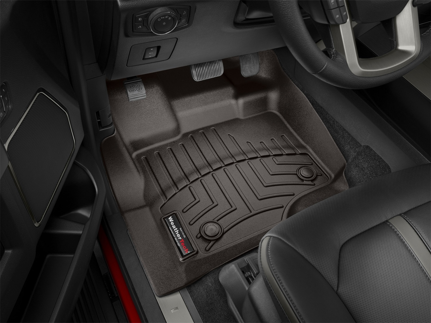 WeatherTech FloorLinerTM DigitalFit; Cocoa; Front 476971 thumbnail 0