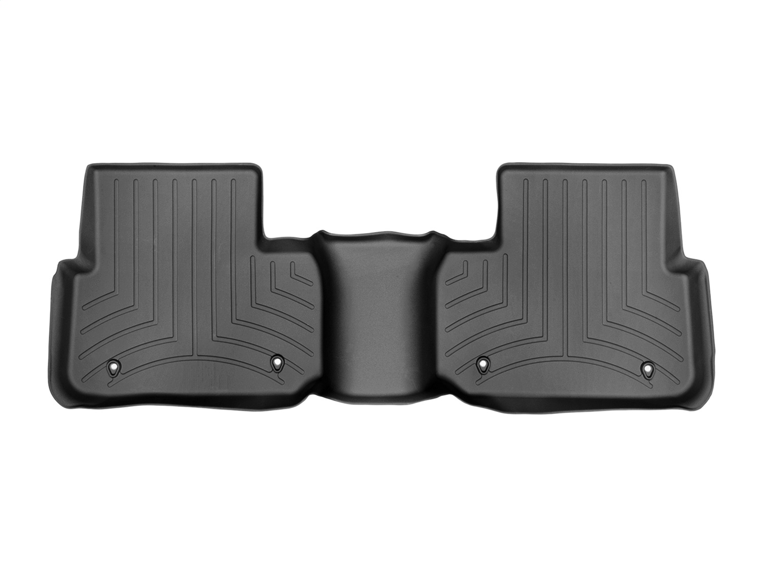 WeatherTech FloorLinerTM DigitalFit; Black; Rear 447962 thumbnail 1