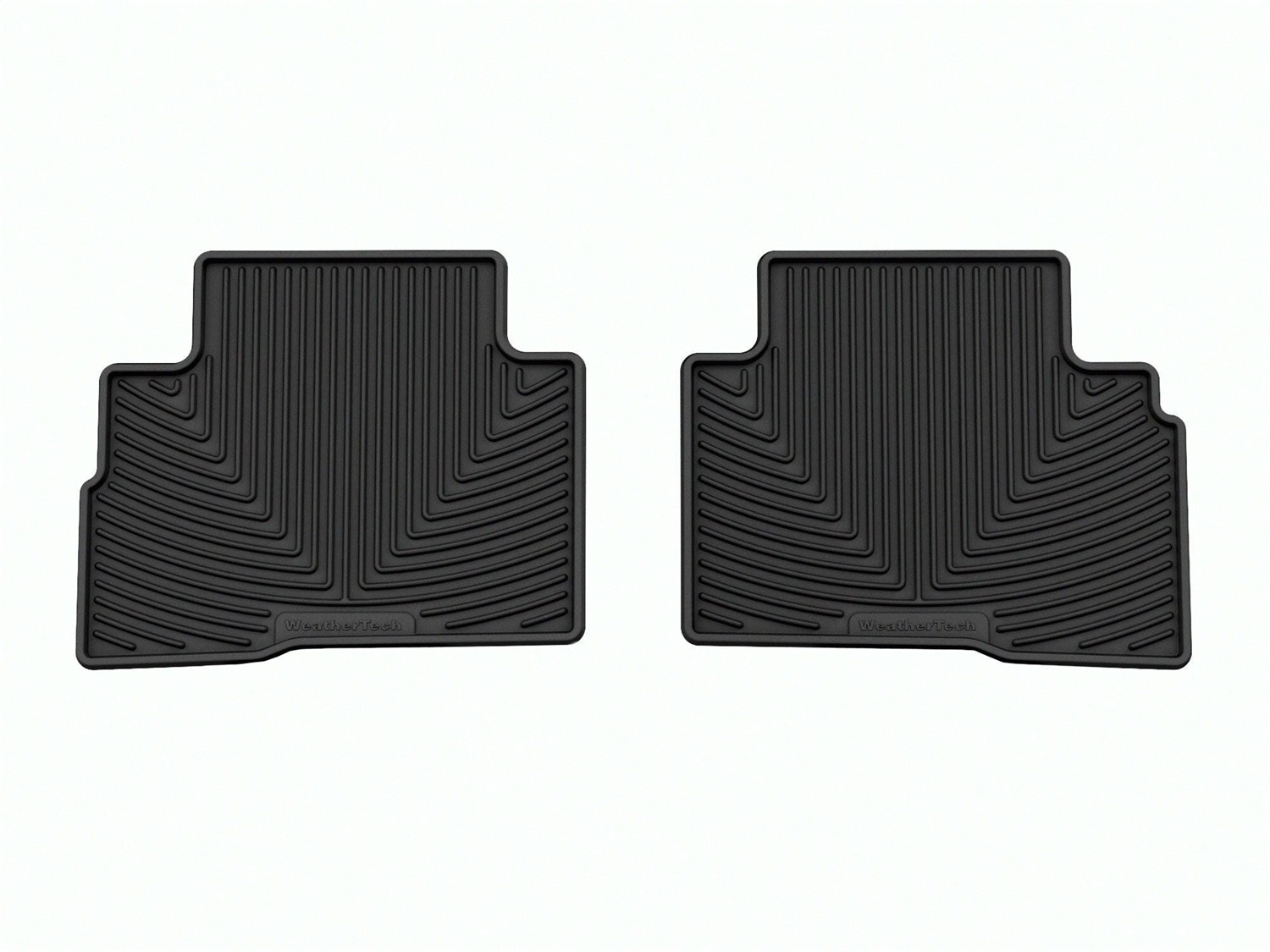 WeatherTech All Weather Floor Mats; Black; Rear W468 thumbnail 1