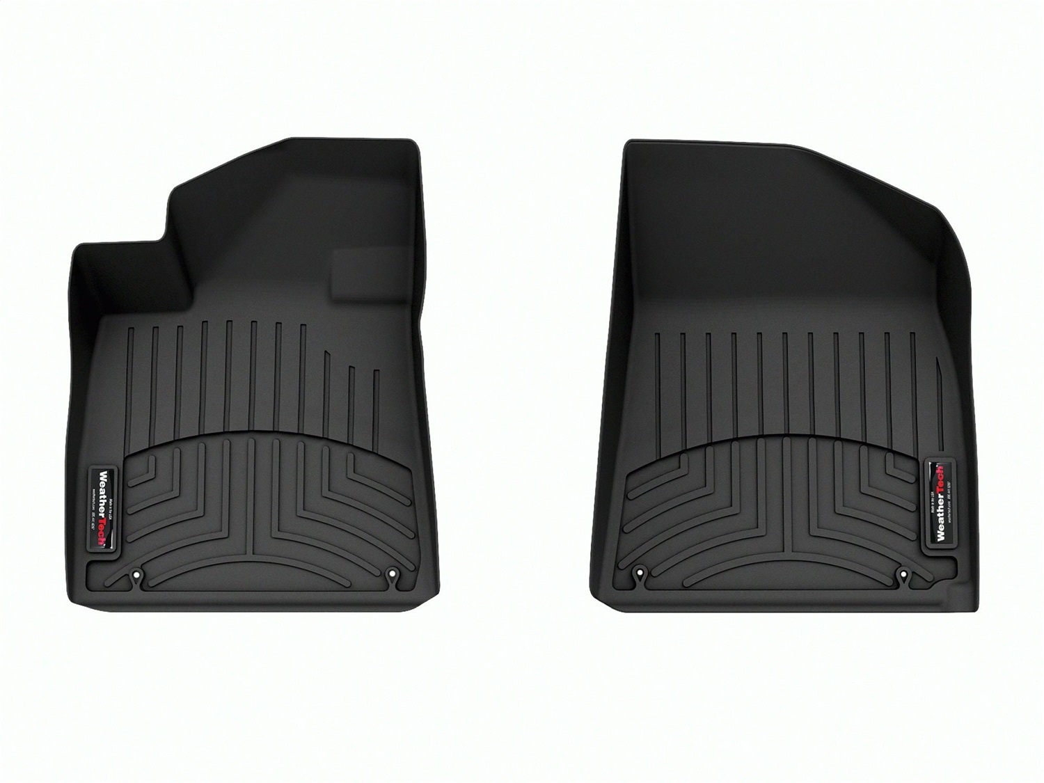 WeatherTech FloorLinerTM DigitalFit; Black; Front 4418081 thumbnail 0