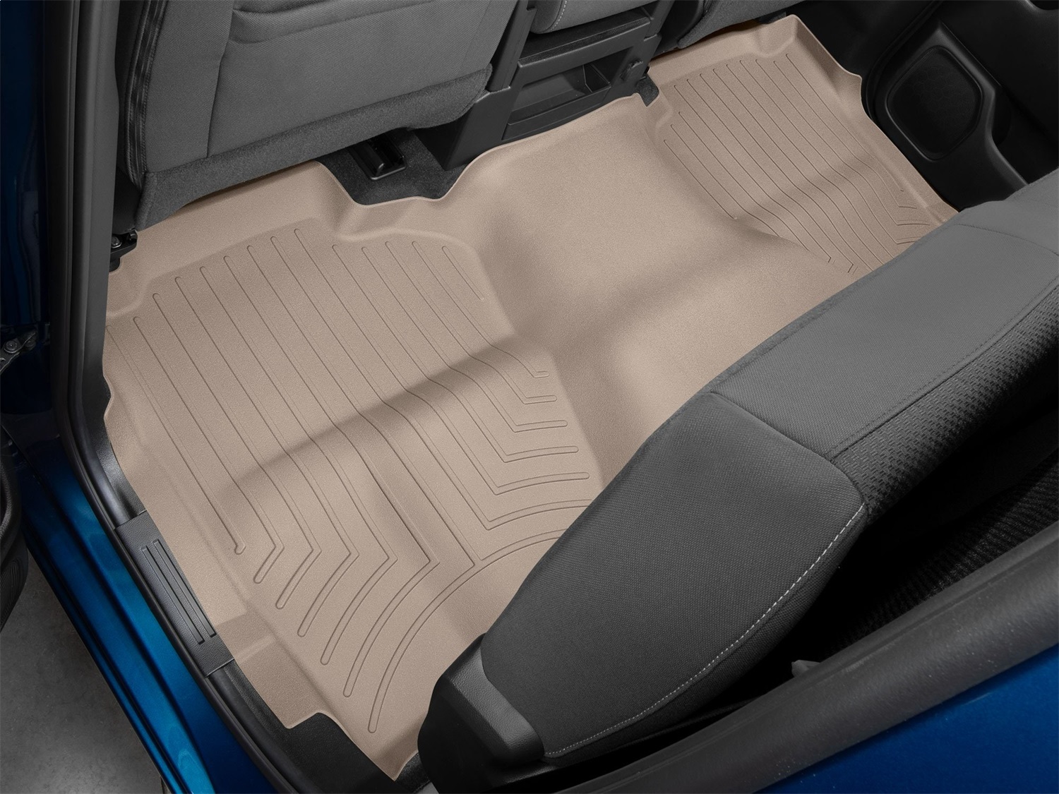 WeatherTech FloorLinerTM DigitalFit; Tan; Rear 4514366 thumbnail 1