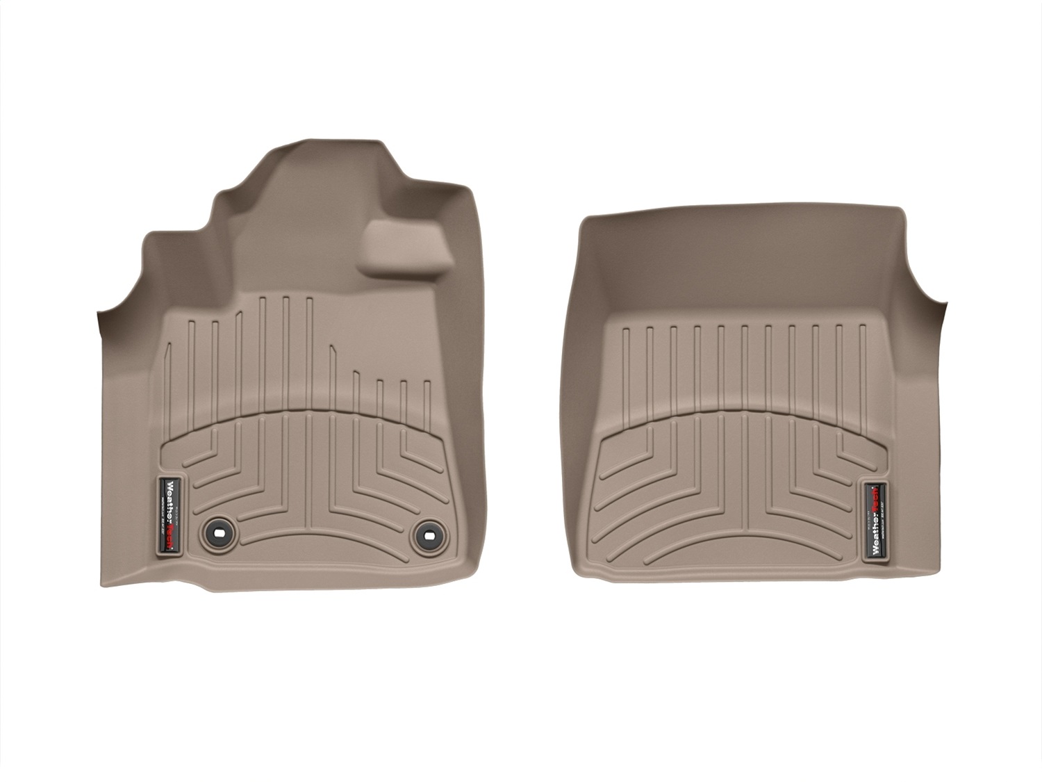 WeatherTech FloorLinerTM DigitalFit; Tan; Front 454081 thumbnail 0