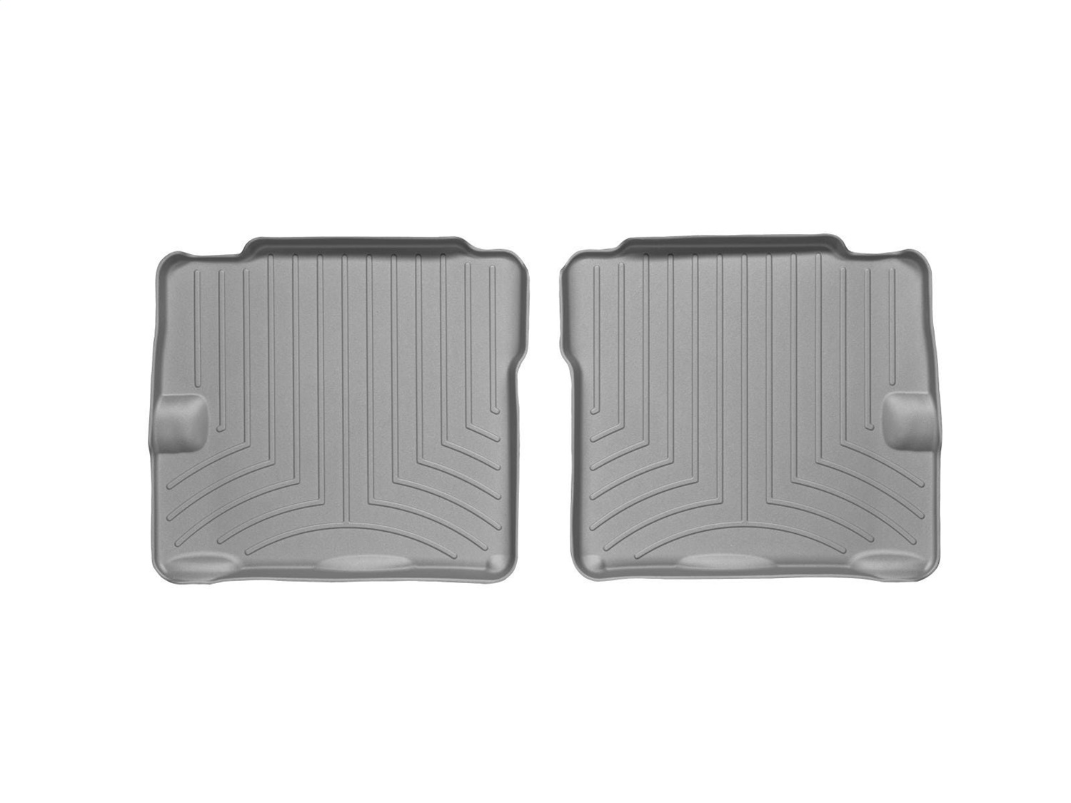 WeatherTech FloorLinerTM DigitalFit; Gray; Rear; 2 Piece 460942 thumbnail 0