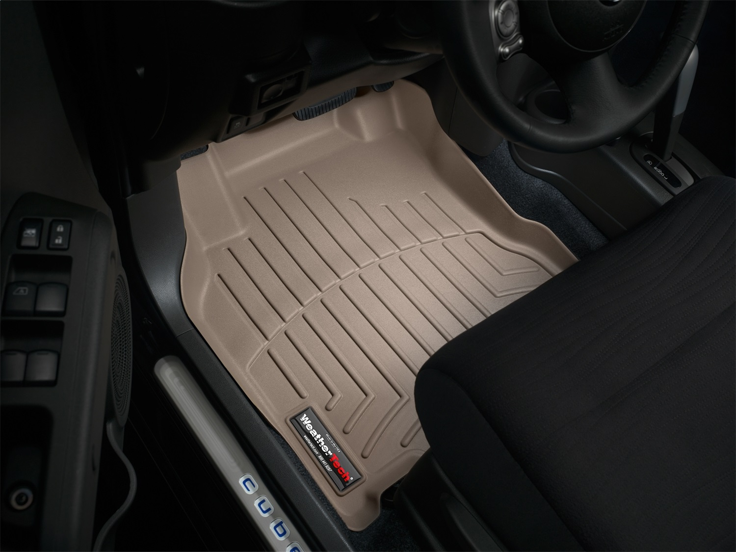 WeatherTech FloorLinerTM DigitalFit; Tan; Front 452611 thumbnail 0