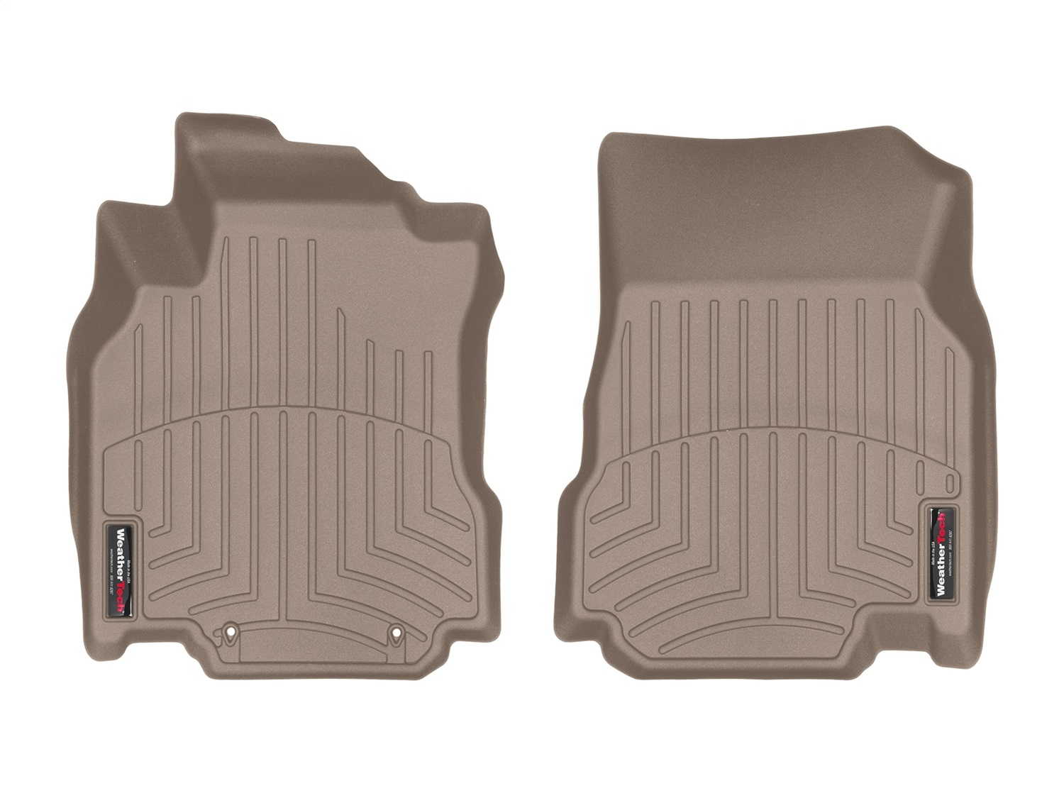 WeatherTech FloorLinerTM DigitalFit; Tan; Front 452611 thumbnail 1