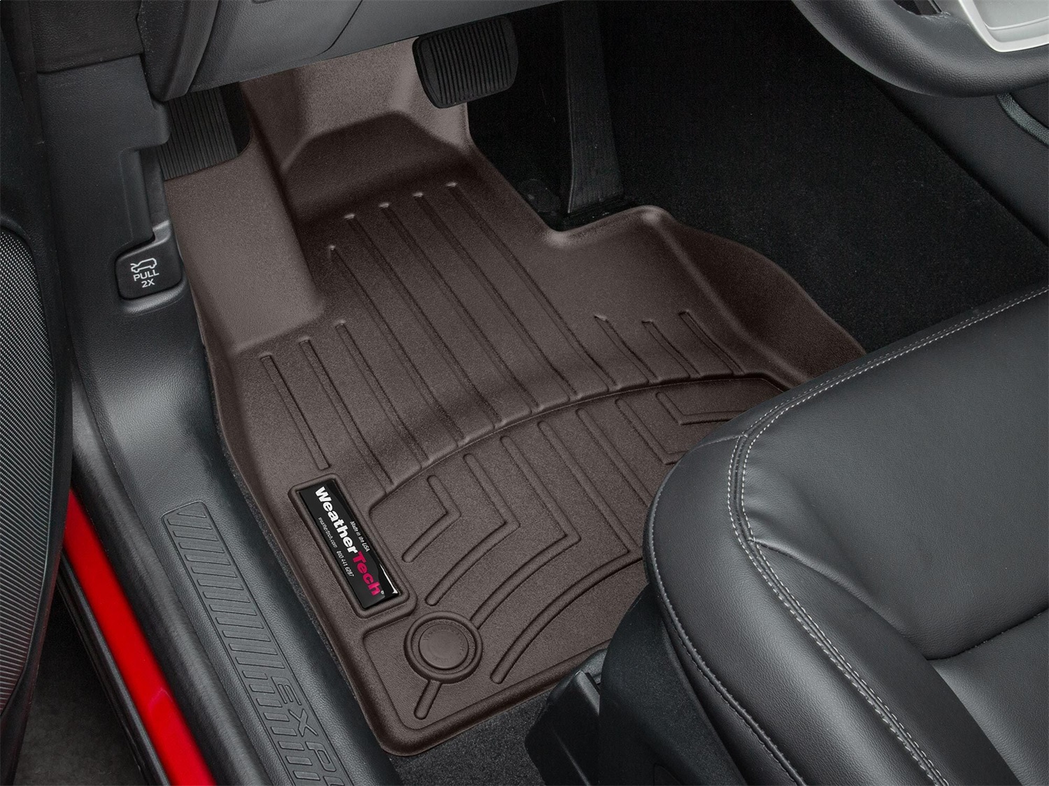 WeatherTech FloorLinerTM DigitalFit; Cocoa; Front 4717161 thumbnail 1
