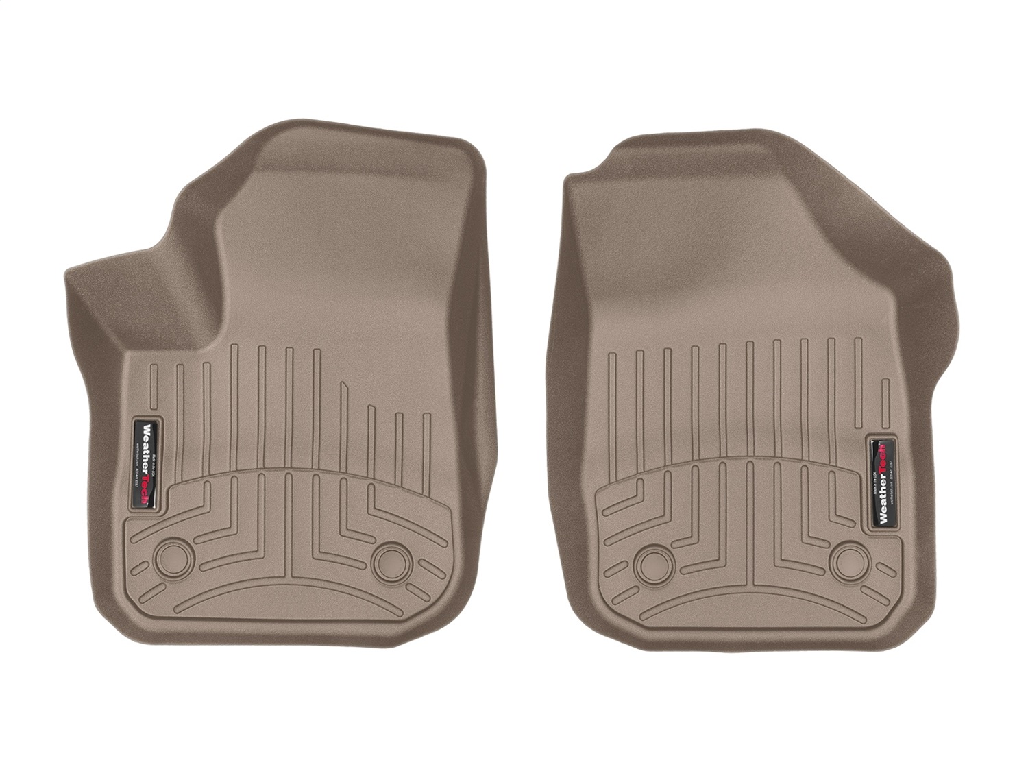 WeatherTech FloorLinerTM DigitalFit; Tan; Front 459641 thumbnail 0