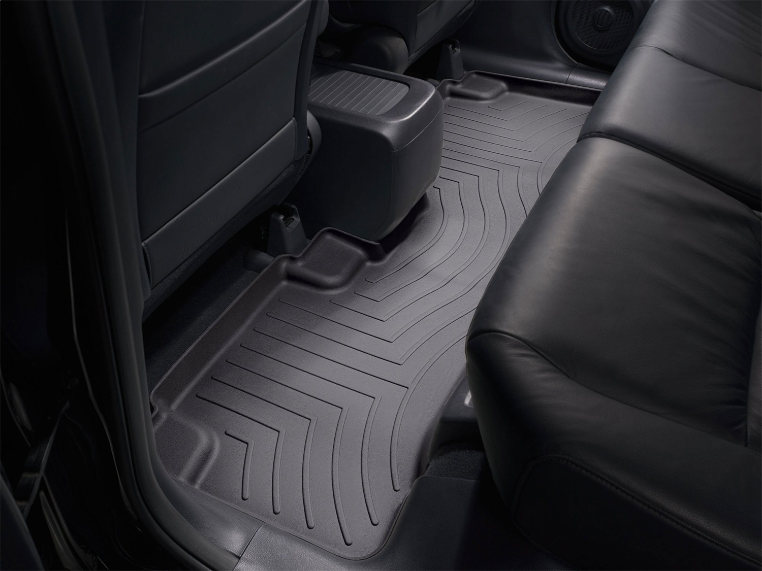 WeatherTech FloorLinerTM DigitalFit; Black; Rear 440982 thumbnail 0