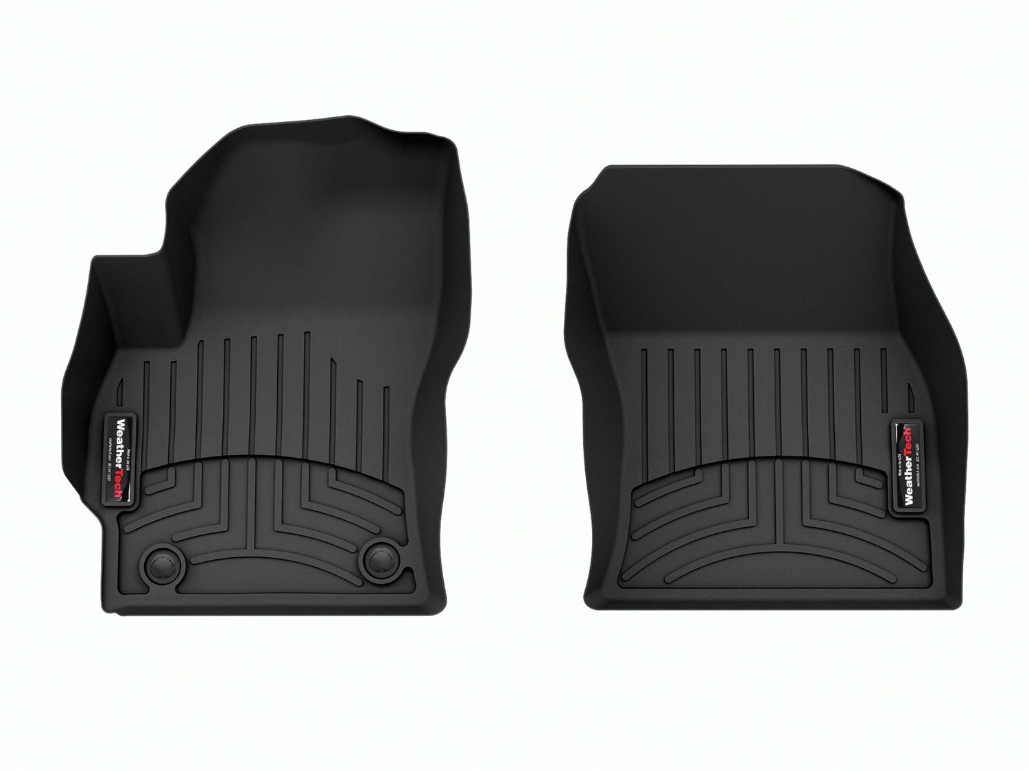 WeatherTech FloorLinerTM DigitalFit; Black; Front 4417751 thumbnail 0