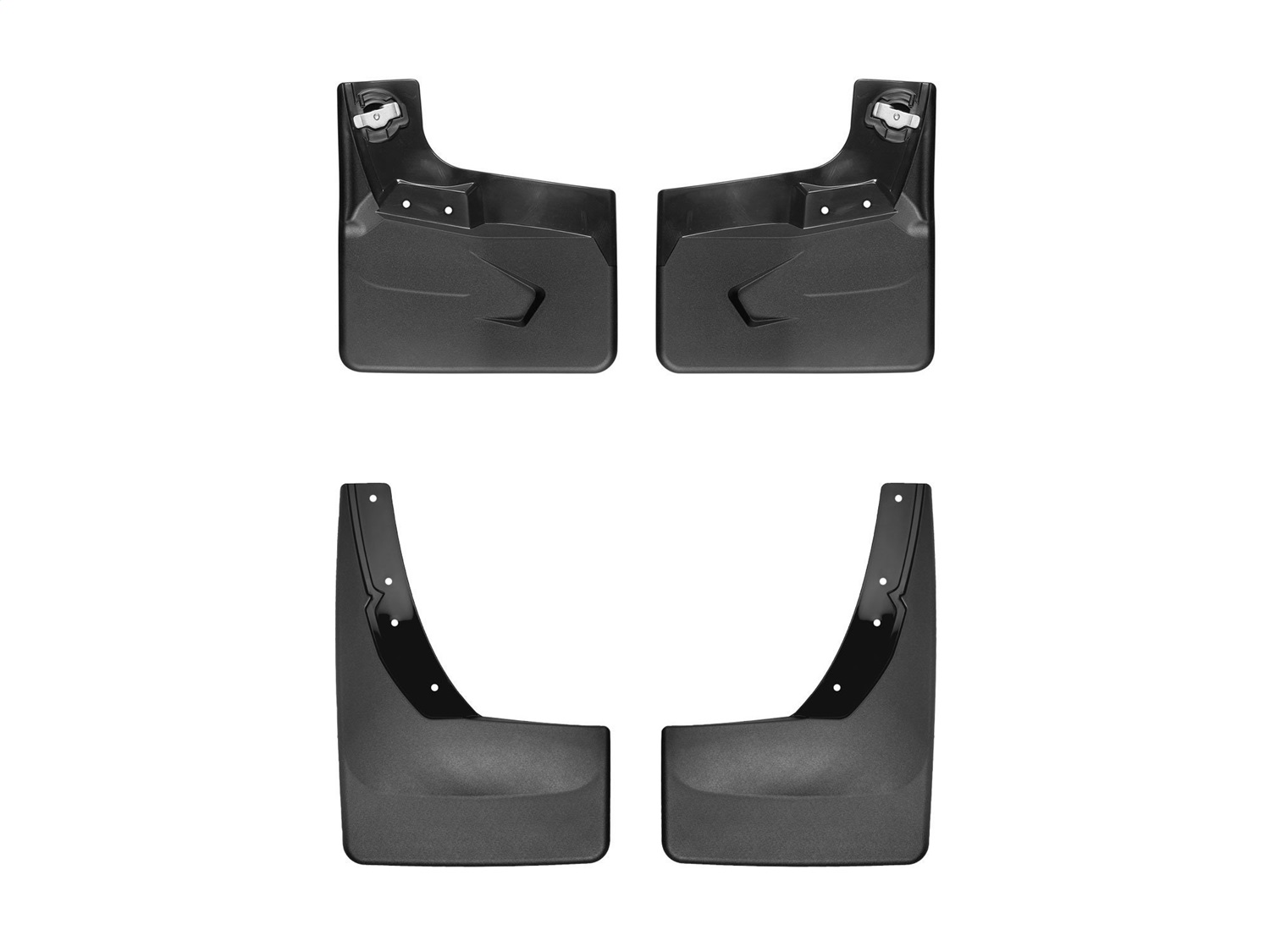 WeatherTech MudFlap No-Drill DigitalFit MudFlap Kit; Black 110088-120129 thumbnail 0