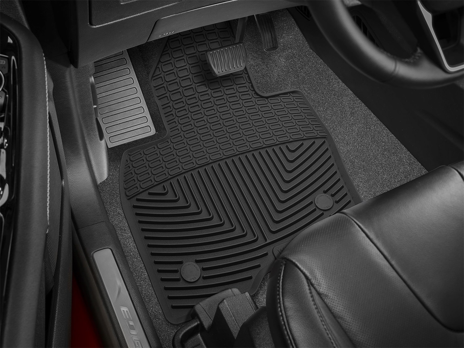 WeatherTech All Weather Floor Mats; Black; Front W395 thumbnail 1