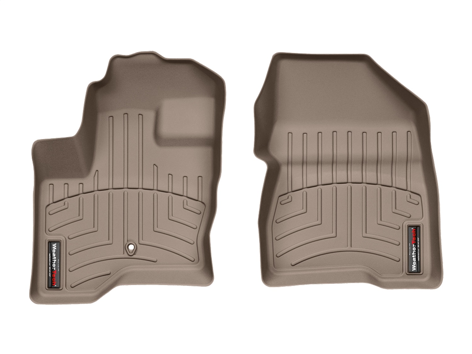 WeatherTech FloorLinerTM DigitalFit; Tan; Front 452081 thumbnail 1