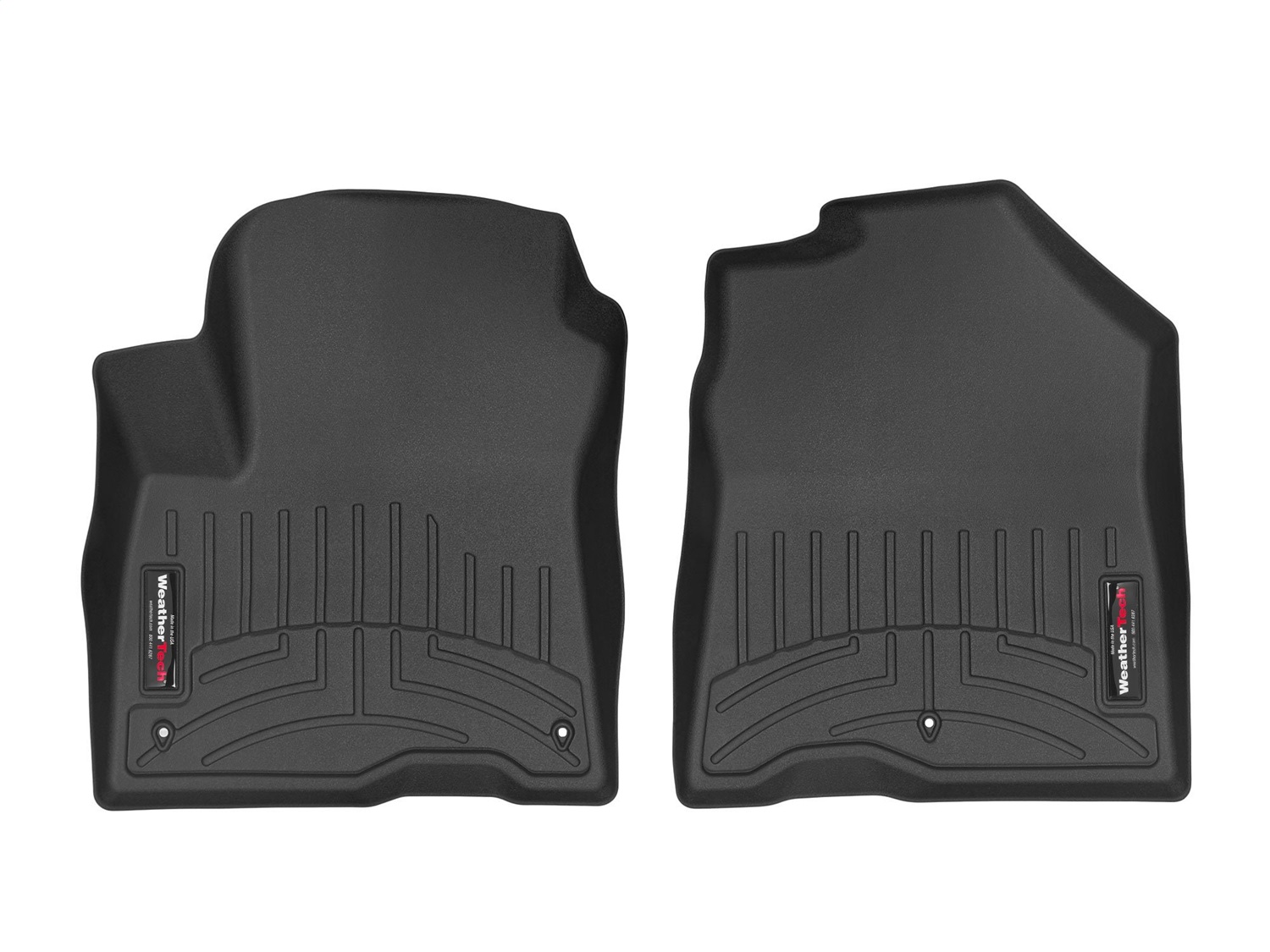 WeatherTech FloorLinerTM DigitalFit; Black; Front 4415141 thumbnail 0