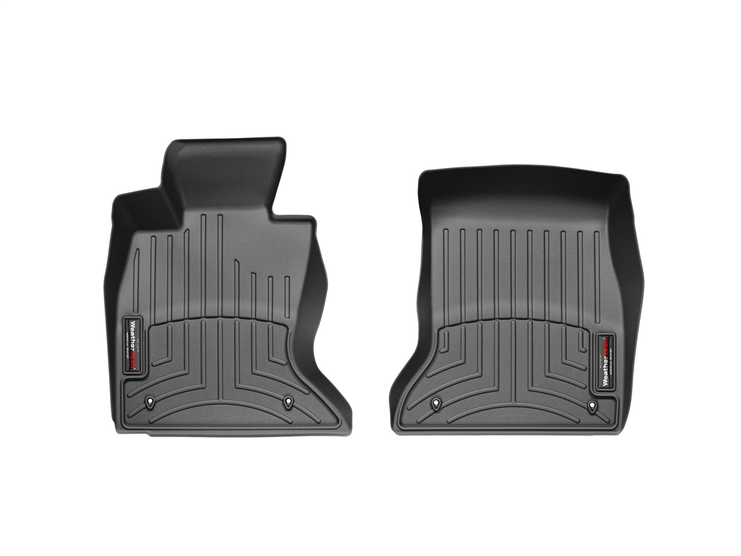 WeatherTech FloorLinerTM DigitalFit; Black; Front 443301 thumbnail 0