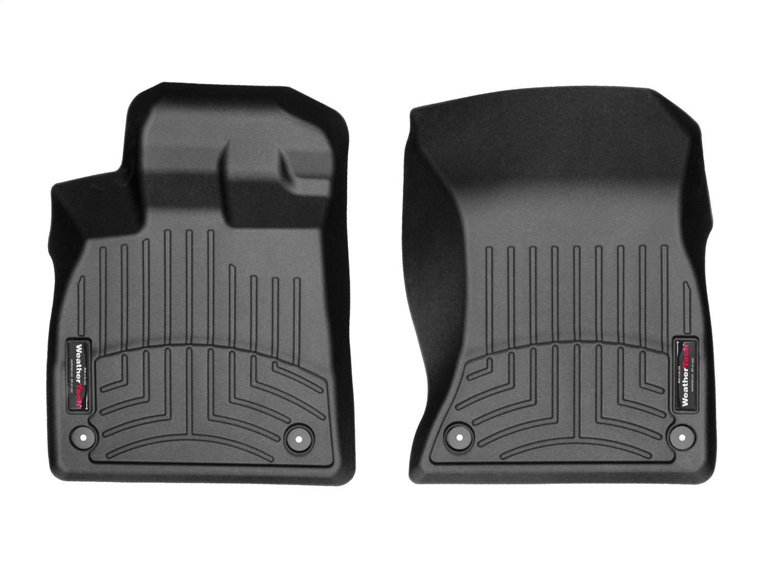 WeatherTech FloorLinerTM DigitalFit; Black; Front 4411461 thumbnail 1
