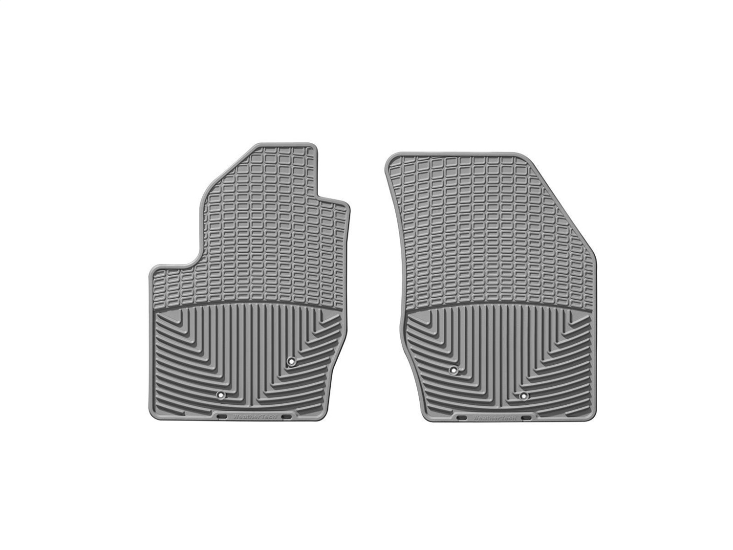 WeatherTech All Weather Floor Mats; Gray; Front W43GR thumbnail 1