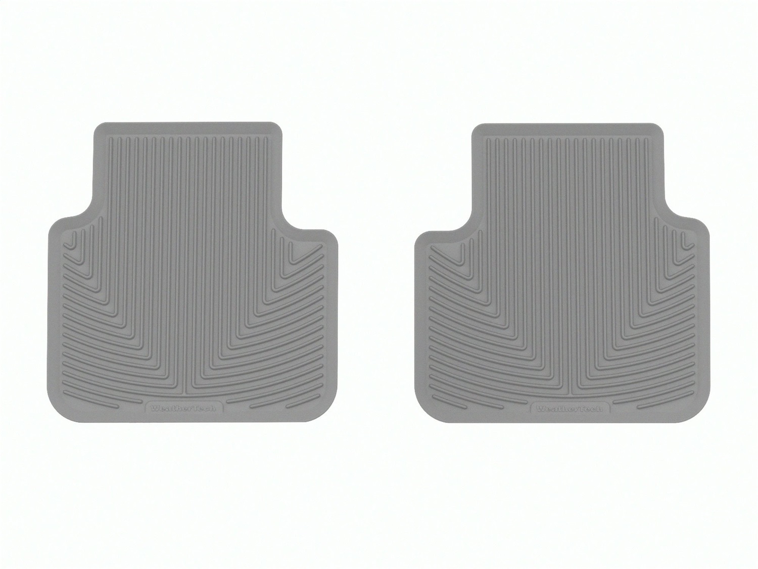 WeatherTech All Weather Floor Mats; Gray; Rear W656GR thumbnail 0