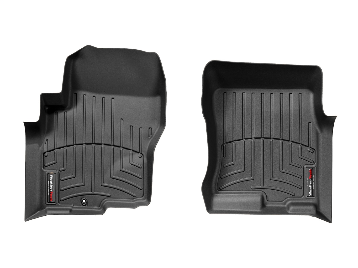 WeatherTech FloorLinerTM DigitalFit; Black; Front 440471 thumbnail 1