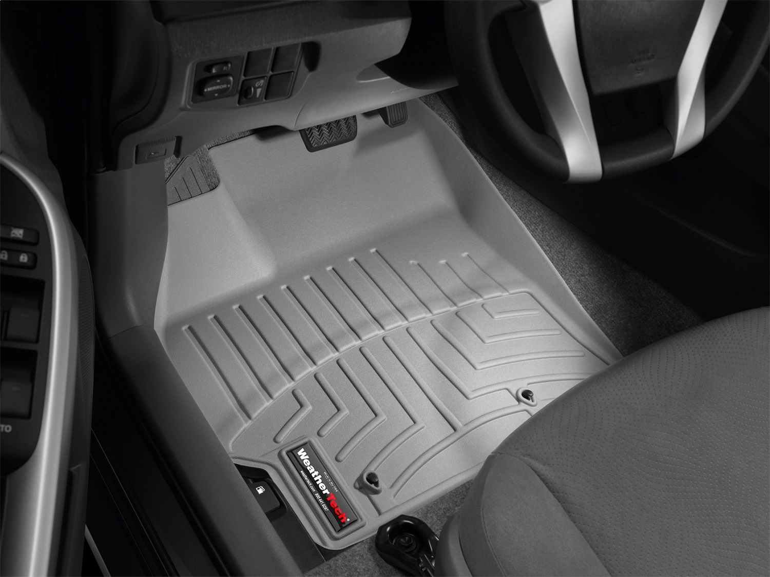 WeatherTech FloorLinerTM DigitalFit; Gray; Front 462561 thumbnail 0