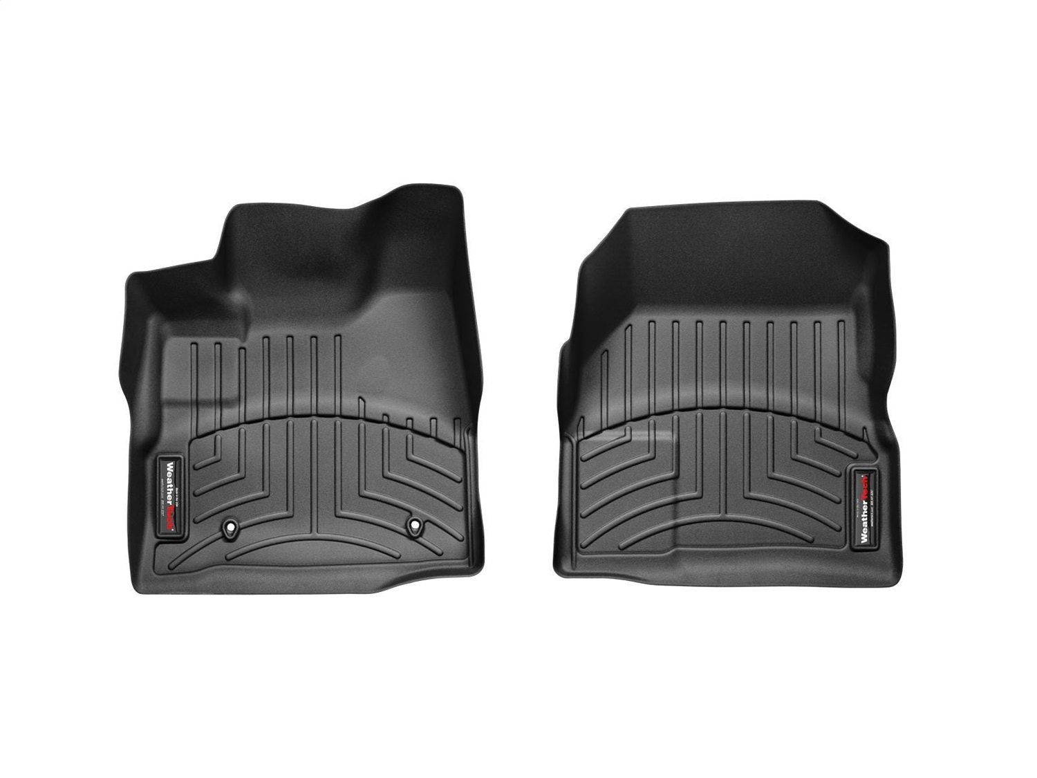 WeatherTech FloorLinerTM DigitalFit; Black; Front 442711 thumbnail 0