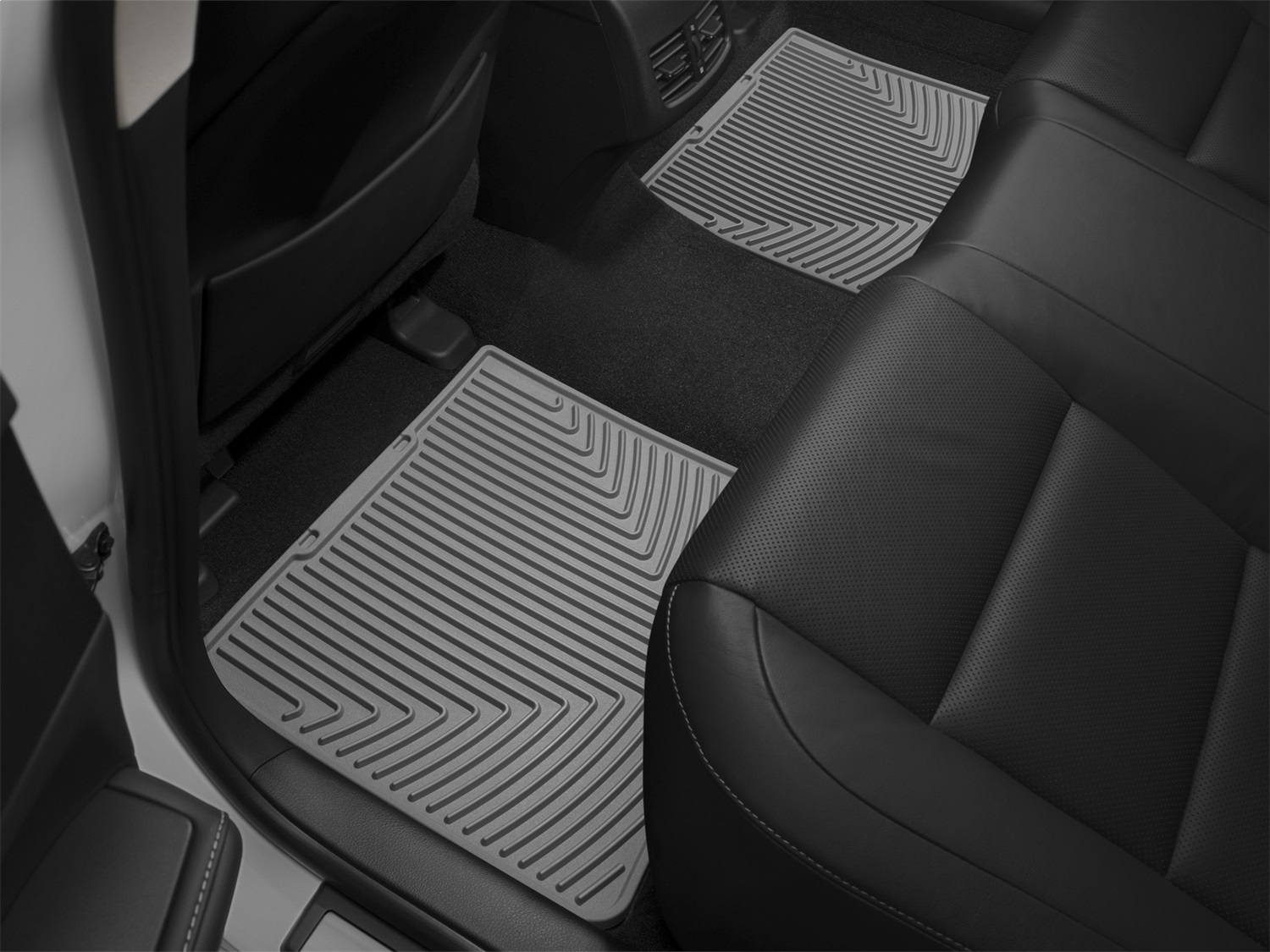WeatherTech All Weather Floor Mats; Gray; Rear W290GR thumbnail 0