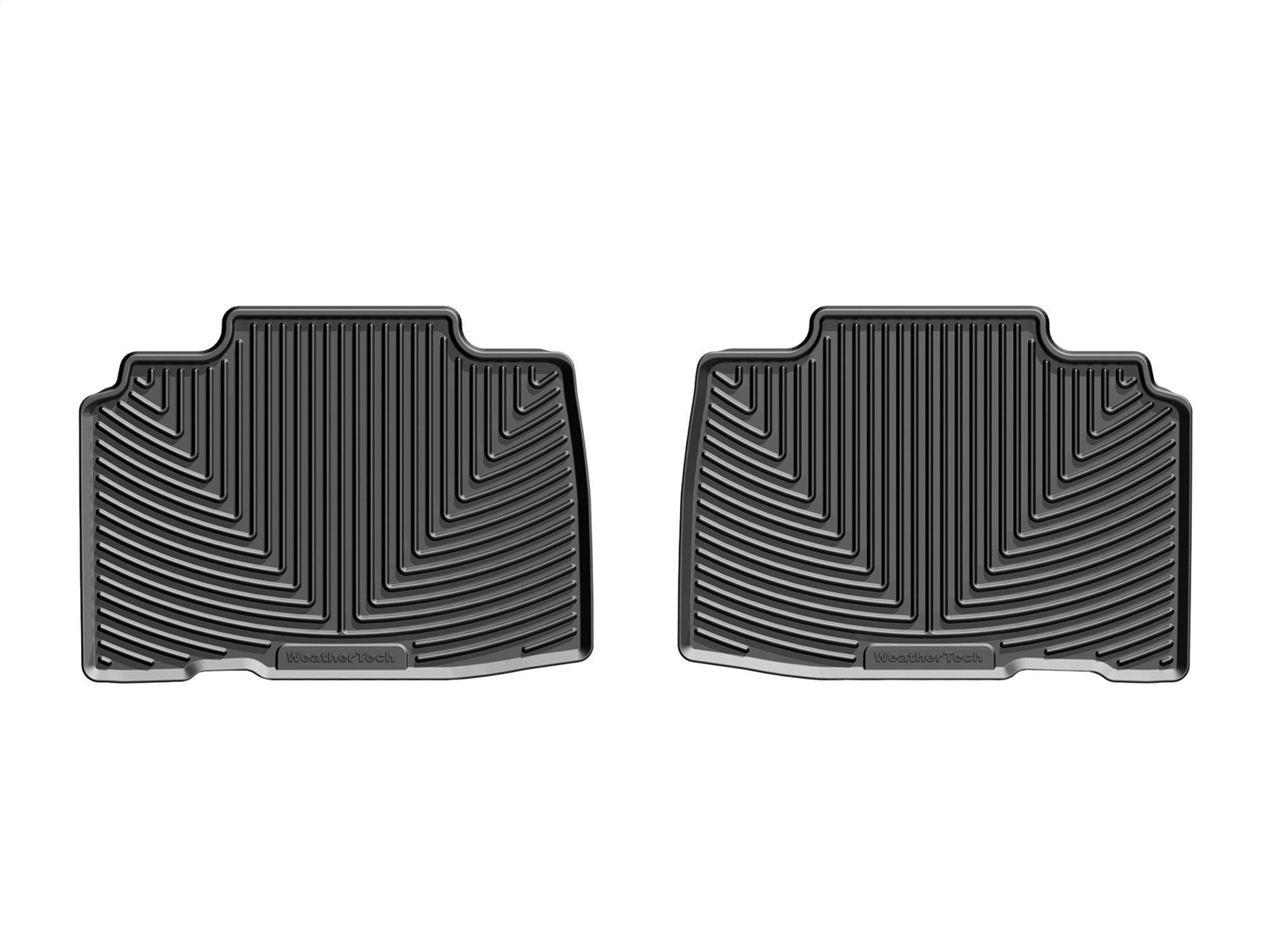 WeatherTech All Weather Floor Mats; Black; Rear W396 thumbnail 0