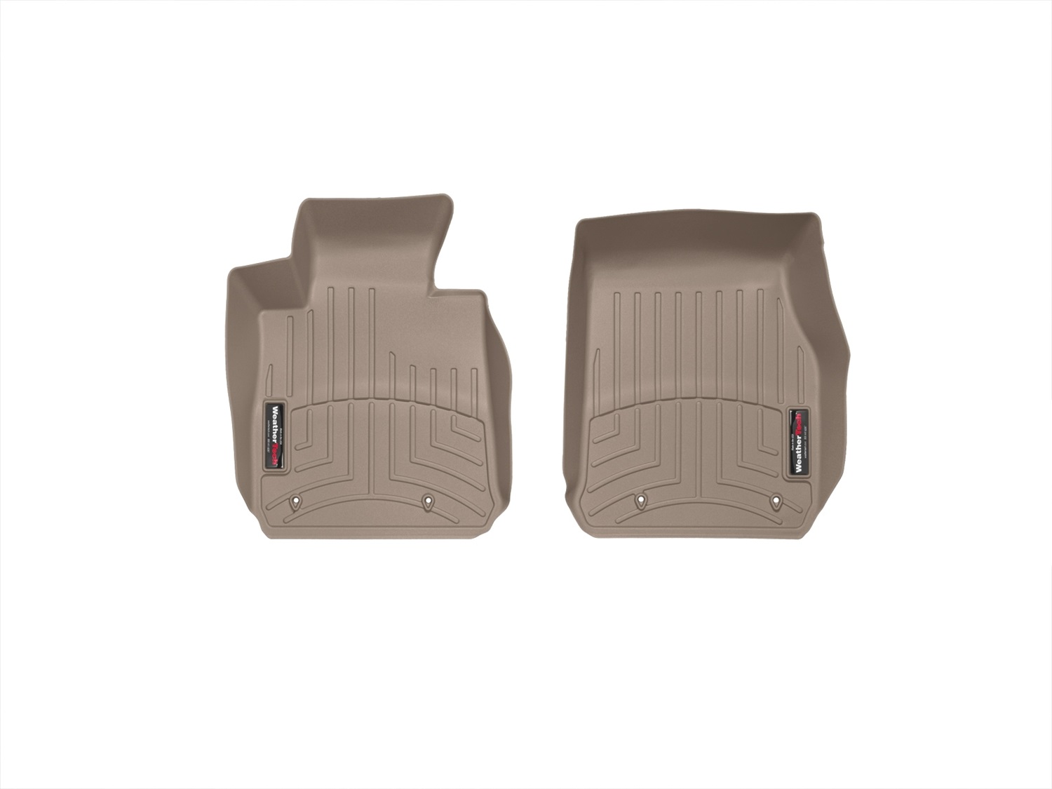WeatherTech FloorLinerTM DigitalFit; Tan; Front 454101 thumbnail 1