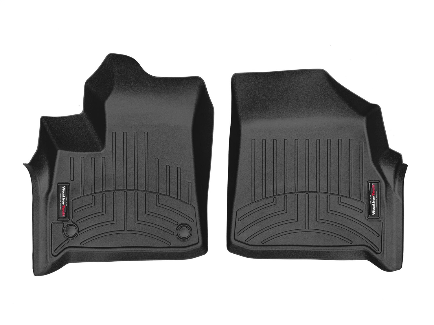 WeatherTech FloorLinerTM DigitalFit; Black; Front 4412691 thumbnail 1