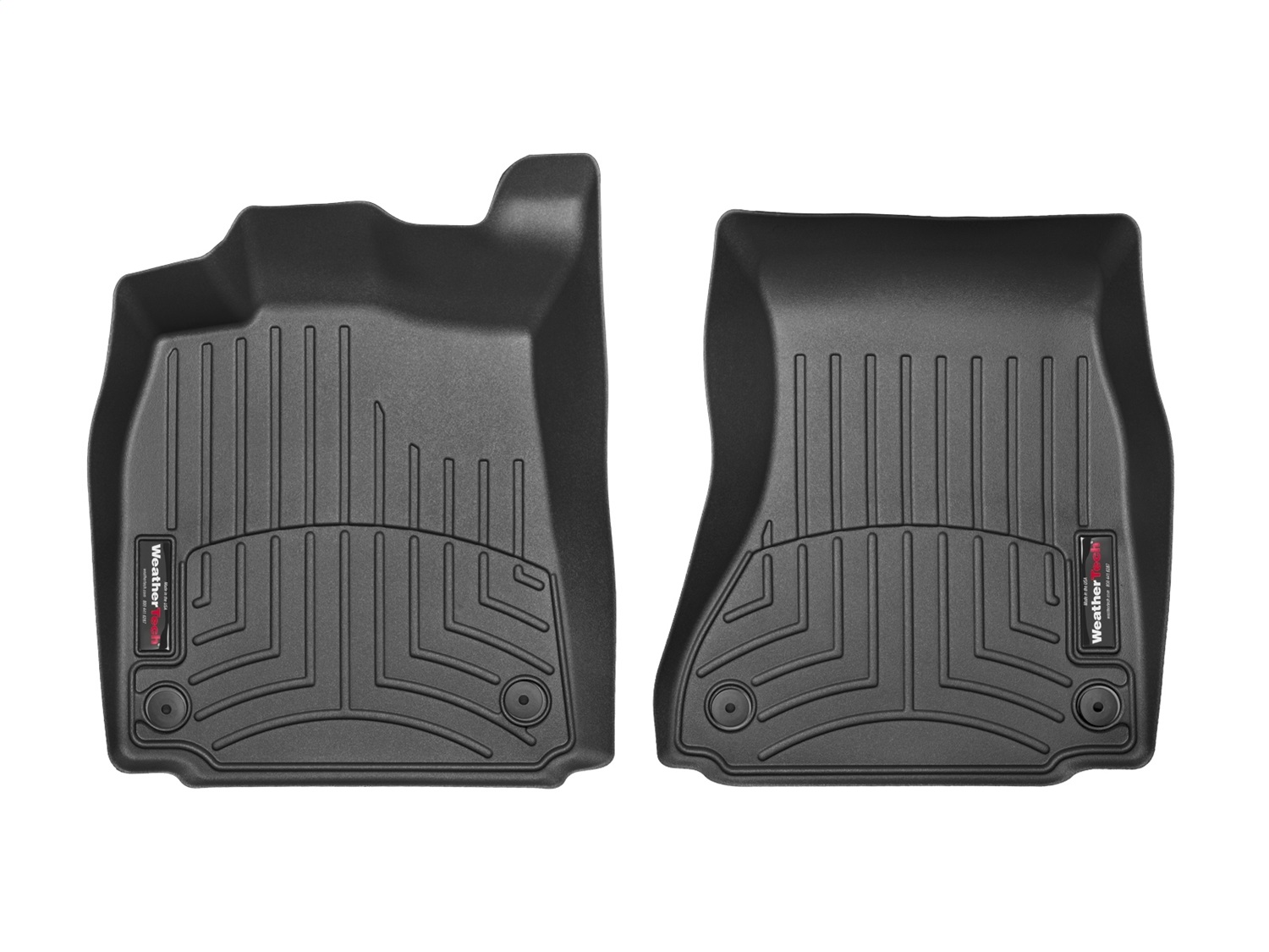WeatherTech FloorLinerTM DigitalFit; Black; Front 445641 thumbnail 1