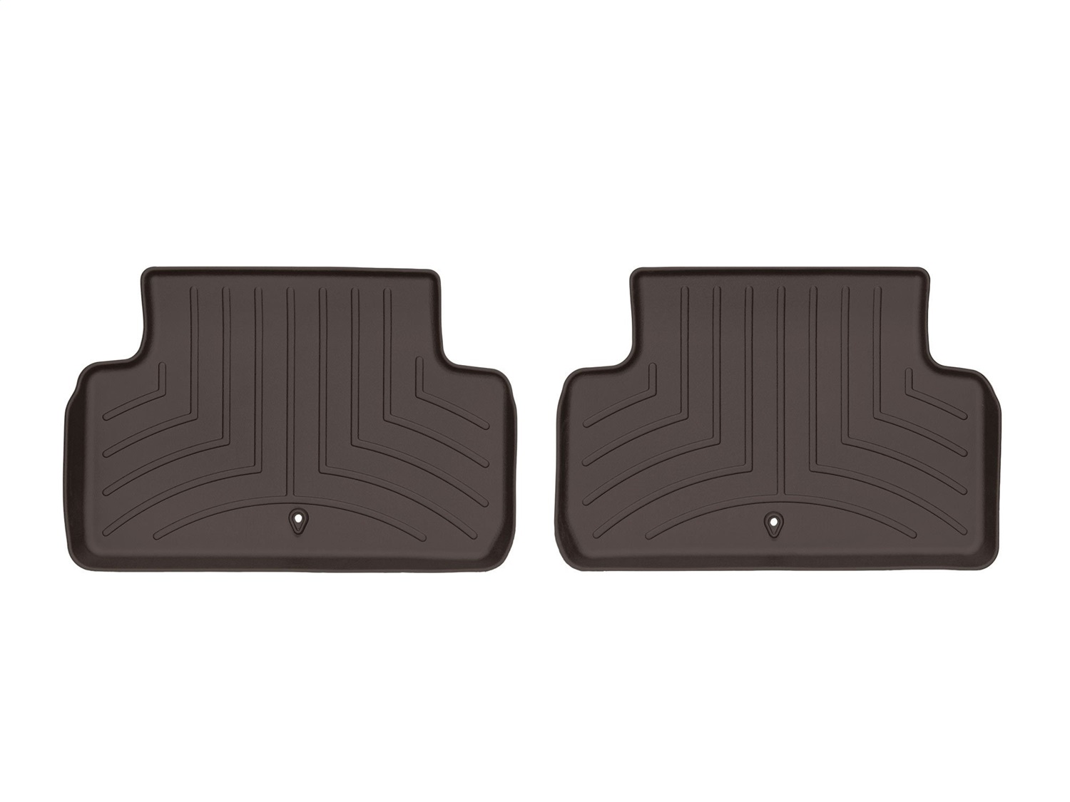 WeatherTech FloorLinerTM DigitalFit; Cocoa; Rear; 2 Piece 4714792 thumbnail 0
