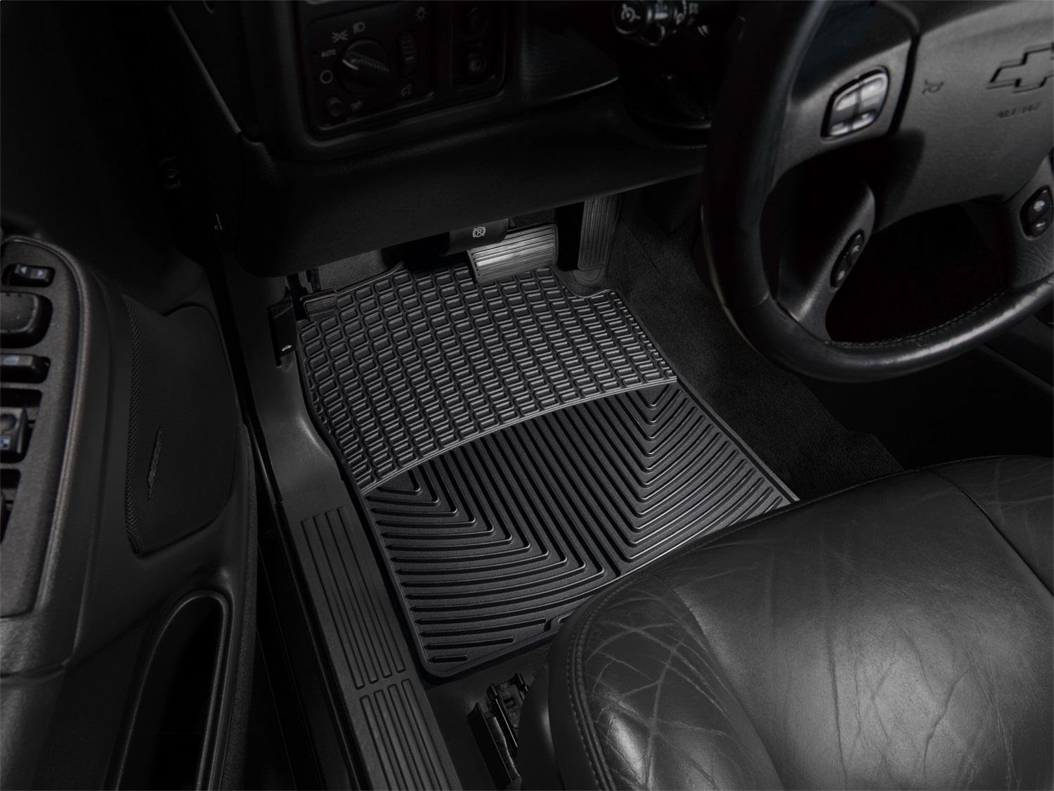 WeatherTech All Weather Floor Mats; Black; Front W26 thumbnail 0