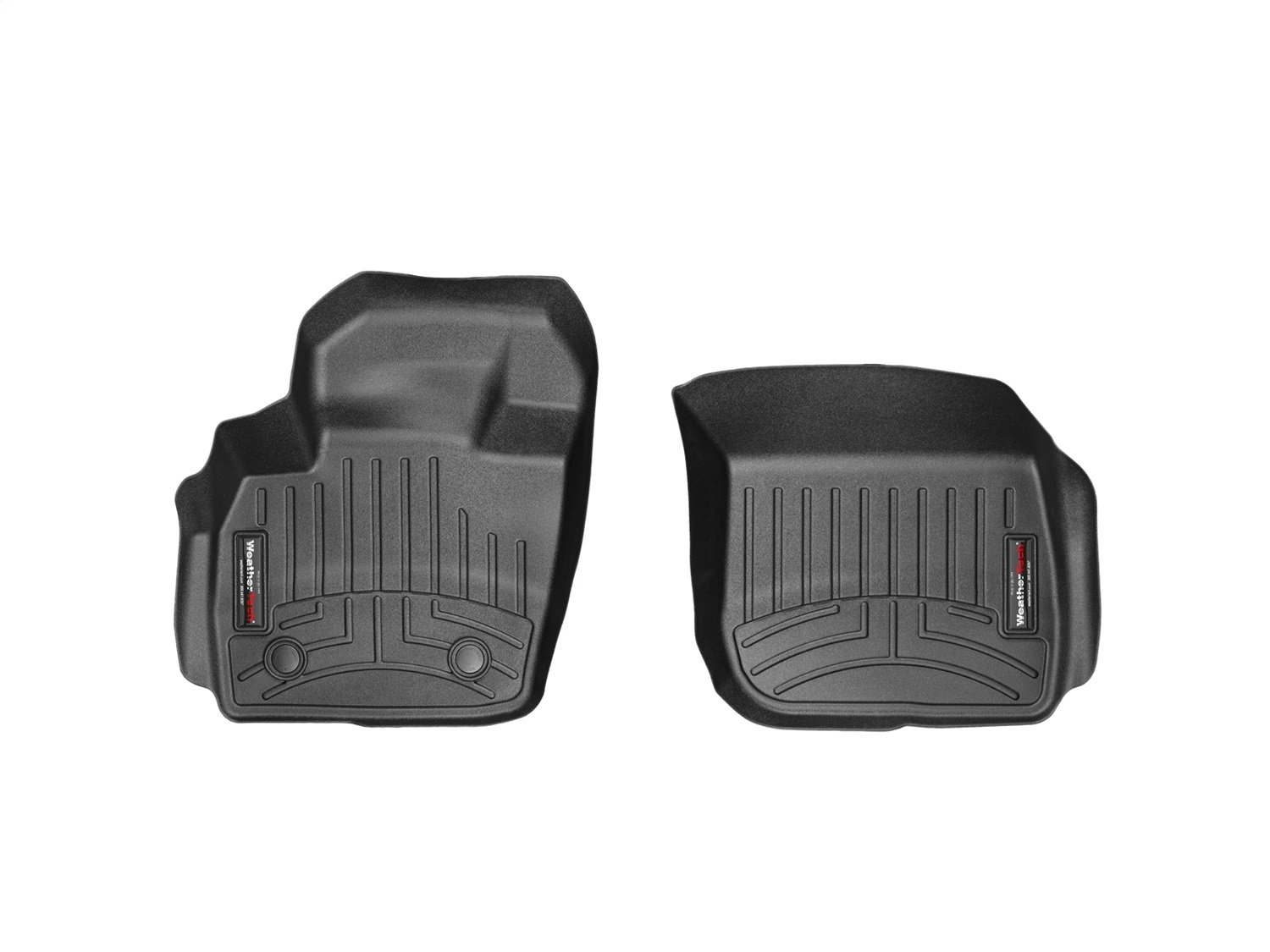 WeatherTech FloorLinerTM DigitalFit; Black; Front 444831 thumbnail 0