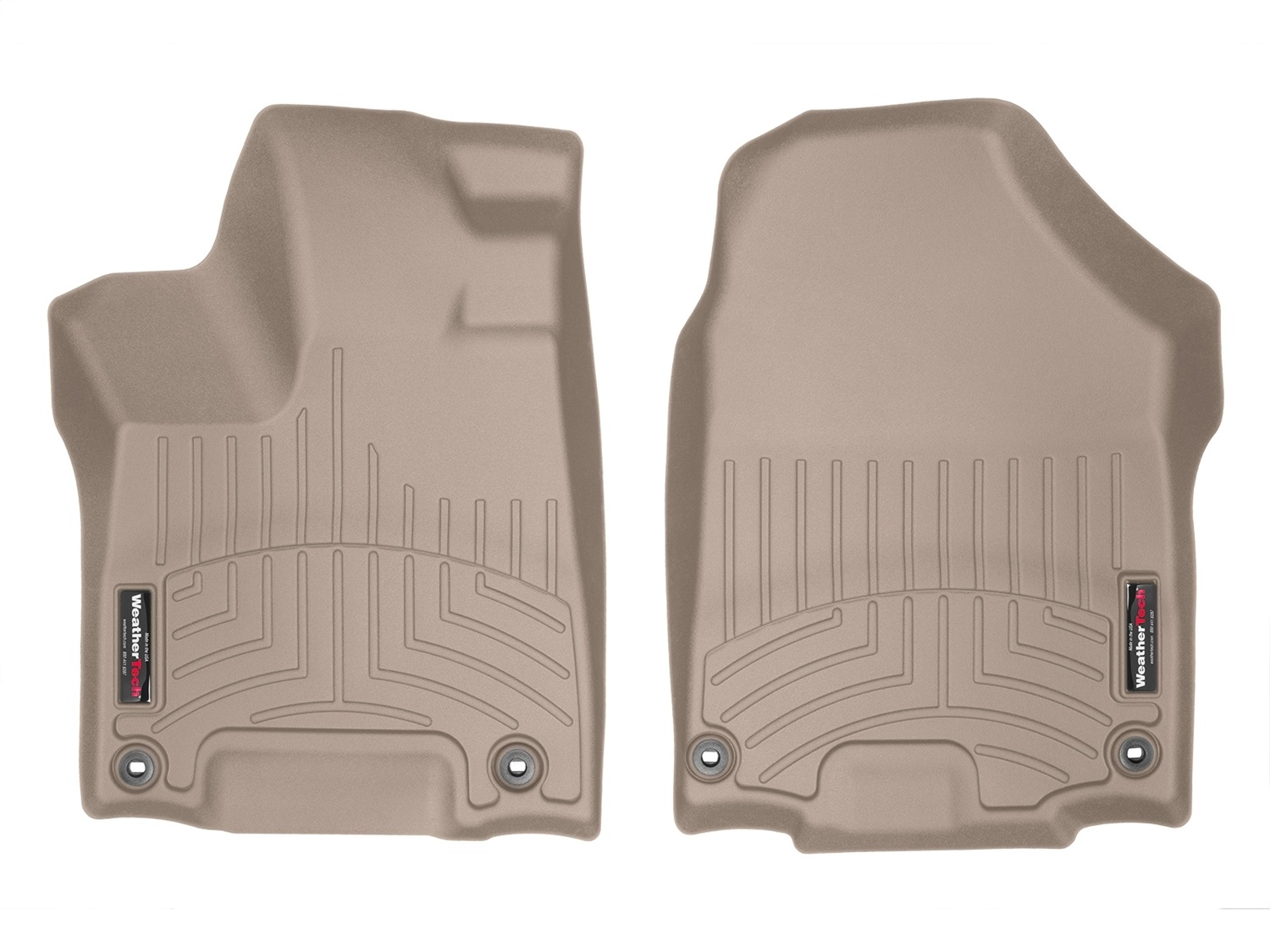 WeatherTech FloorLinerTM DigitalFit; Tan; Front 459711 thumbnail 0