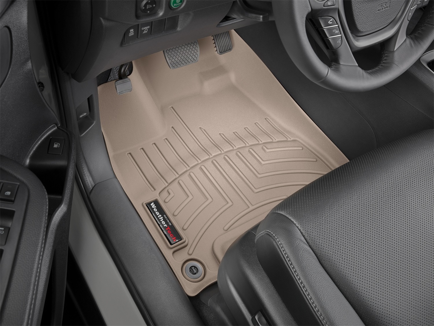 WeatherTech FloorLinerTM DigitalFit; Tan; Front 459711 thumbnail 1